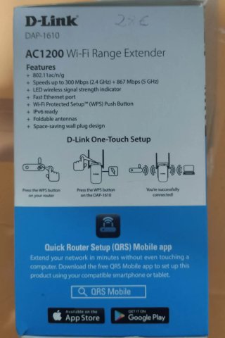 Repetidor WiFi D-Link DAP-1610 AC1200