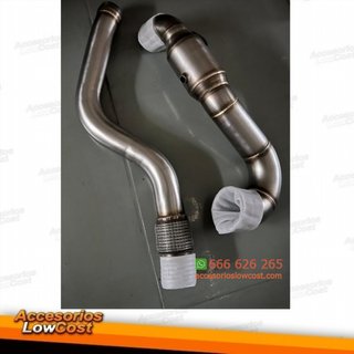 DOWNPIPE MERCEDES CLA 45 AMG CON CATALIZADOR DE 2