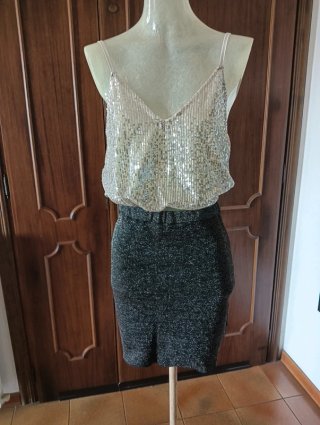 Top Zara scintillante