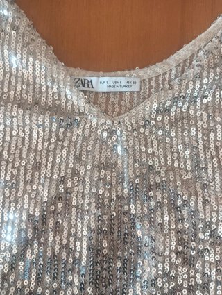 Top Zara scintillante