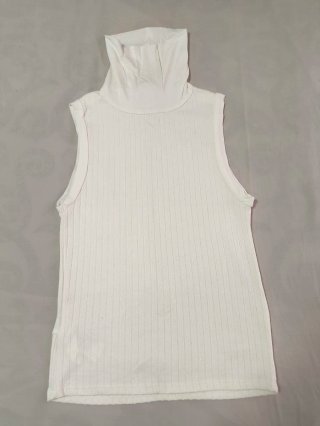 Camiseta sin mangas cuello alto MANGO Talla M