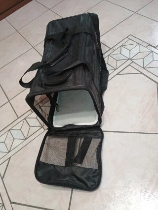 Trasportino per animali nero