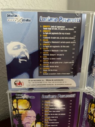 CD (2) Colección 5 Estrellas Luciano Pavarotti