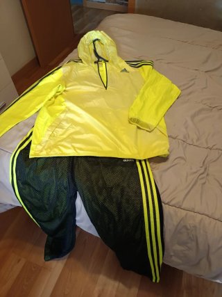 Abbigliamento sportivo Adidas da uomo taglia XL giallo/nero