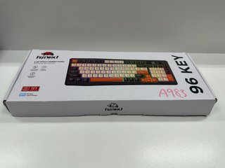 Teclado Inalámbrico Negro y Gris