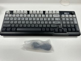Teclado Inalámbrico Negro y Gris