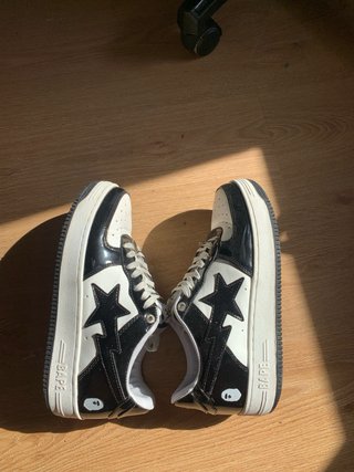 BAPE Bapesta Blancas y Negras