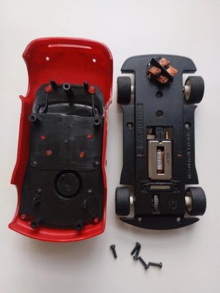 Coche Scalextric Renault Megane Team #8 Rojo