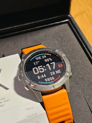 Garmin Fenix 6 Pro Sapphire Arancione
