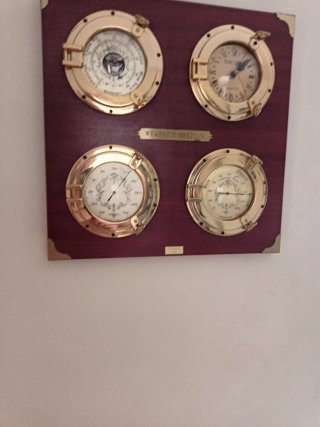 Cuadro Náutico Anclas Madera y Metal