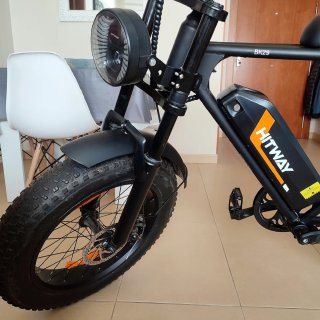 Bicicleta Eléctrica Fat Bike Negra Sabadell, BCN