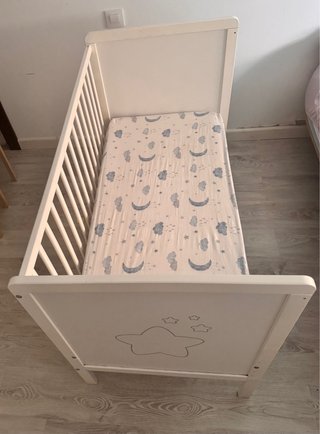 Cuna colecho blanca