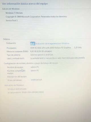 Ordenador HP Negro