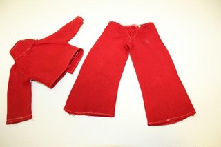 Conjunto Nancy Rojo Años 70 Original