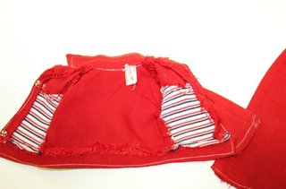 Conjunto Nancy Rojo Años 70 Original