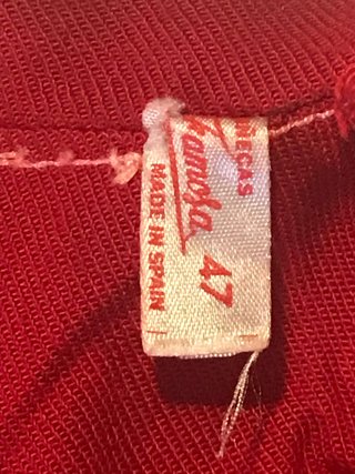 Conjunto Nancy Rojo Años 70 Original