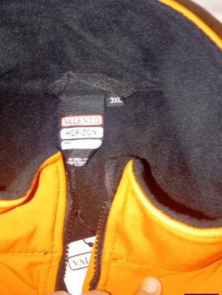Chaqueta Softshell Talla XXXL Naranja/Negra