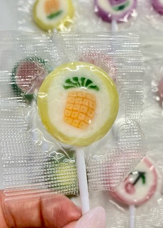 Lote de Piruletas Artesanales - Diseños de Frutas