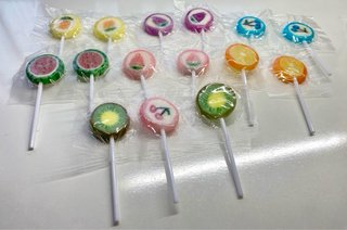 Lote de Piruletas Artesanales - Diseños de Frutas