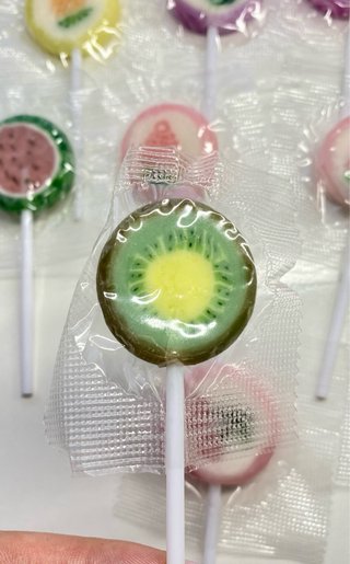 Lote de Piruletas Artesanales - Diseños de Frutas