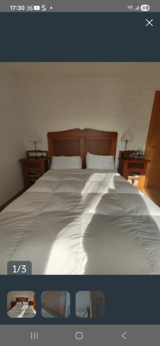 2 Mesitas de noche madera Casa de Alba