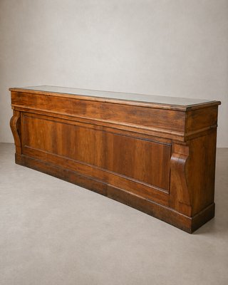Mostrador antiguo de comercio de 1880