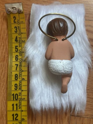 Niño Jesús miniatura con halo