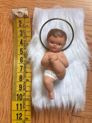 Niño Jesús miniatura con halo