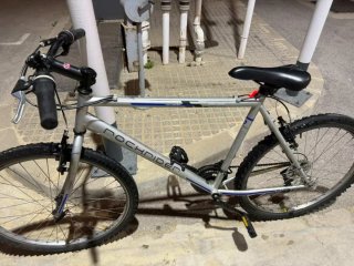 Bicicleta rockrider Schrider Plata