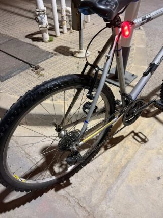Bicicleta rockrider Schrider Plata