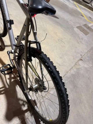 Bicicleta rockrider Schrider Plata