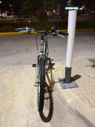 Bicicleta rockrider Schrider Plata