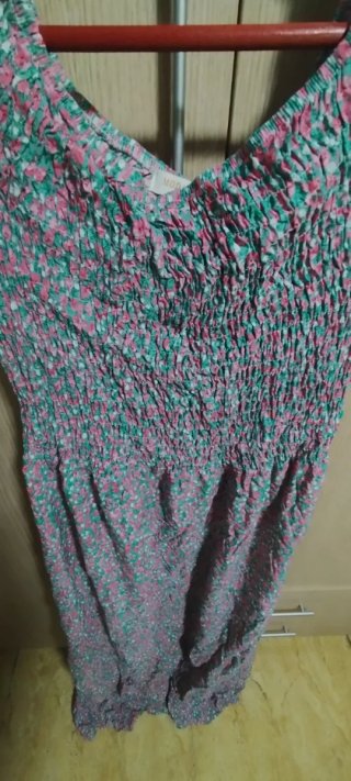 Vestido largo flores Moda Cindy Talla XL