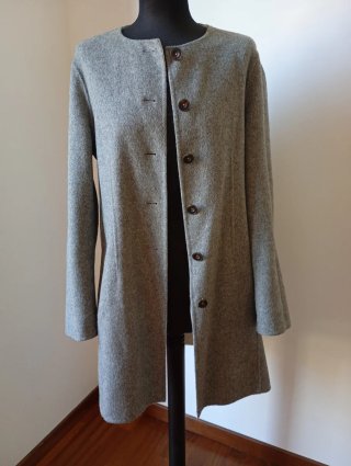 Cappotto double face bianco e grigio Max&Co 44
