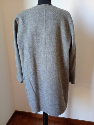 Cappotto double face bianco e grigio Max&Co 44