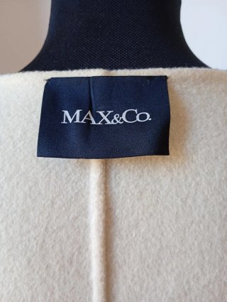 Cappotto double face bianco e grigio Max&Co 44