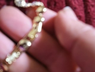 Collar Swarovski Dorado