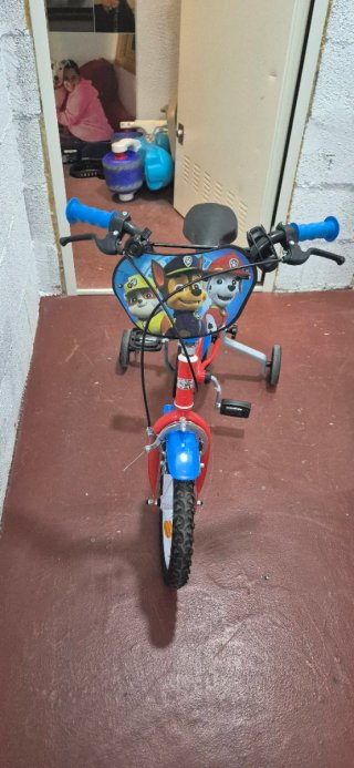 Bicicleta Patrulla Canina Roja