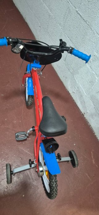 Bicicleta Patrulla Canina Roja