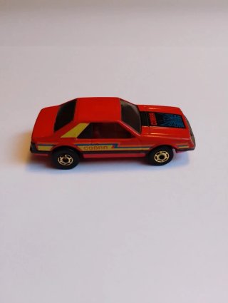 Hot Wheels Mustang Cobra Turbo Rossa