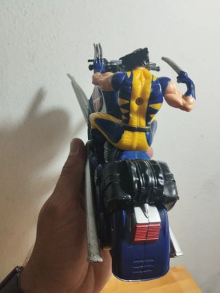 Moto X-Men Lobezno con Luz y Sonido