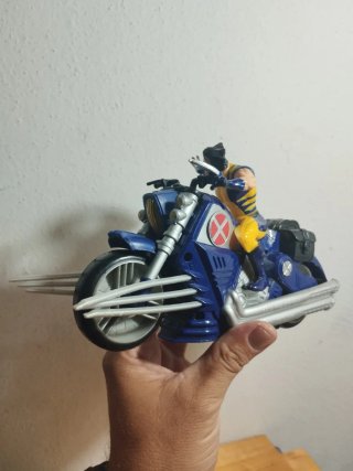 Moto X-Men Lobezno con Luz y Sonido