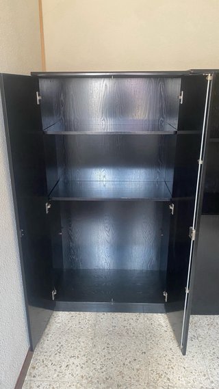 Mueble de oficina negro
