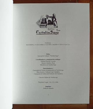 RAFAEL GONZÁLEZ LASAGA. CATÁLOGO DE ARTE.