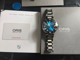 Reloj Oris Aquis Calibre 400 Azul