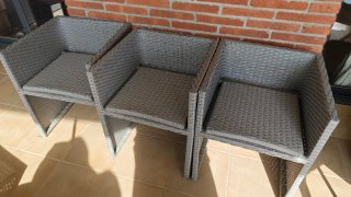 Conjunto para terraza/jardín