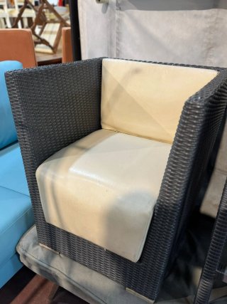 Sillones imitación ratan pequeños