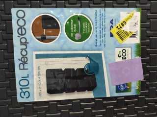 Recuperador de agua 310L