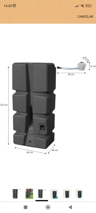 Recuperador de agua 310L