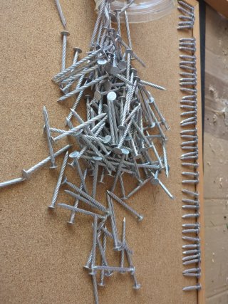 Clavos aluminio cabeza plana